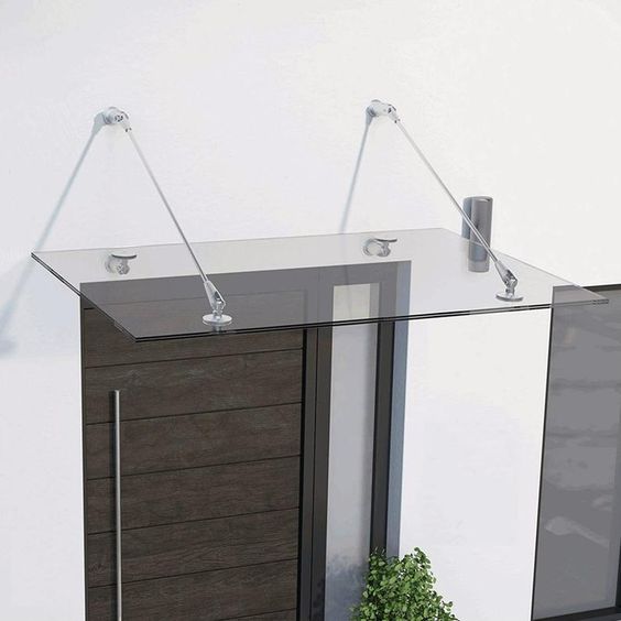 Навесы из закалённого стекла